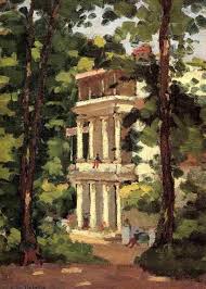 Yerres Colonnade Of The Casin Via Gustave Caillebotte Size 43x30 Cm Medium Oil On Canvas Yerres Impressionism Art Impressionism