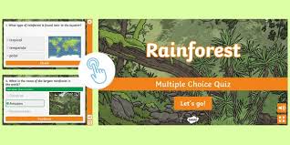 Get started by playing one of our featured quizzes listed below or try out our master animal quiz, hosting a collection of our most engaging animal quiz questions, covering a wide range of animals of all sorts.for all other animals, check out our quiz categories page! The Interactive Multiple Choice Rainforest Quiz Twinkl Go
