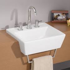 white drop in rectangular bathroom sink