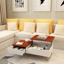 While the couch is the main protagonist of the living room, it is the coffee table that lends invaluable the matt white and walnut coffee table offers two levels of sufficient room for storage. Mecor Lift Top Coffee Table With Hidden Compartment And Storage Drawer Modern Coffee Table For Living Room Reception Room Walmart Com Walmart Com