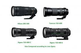 Nikon 200 500mm Vs Tamron 150 600mm Vs Sigma 150 600mm C S Specs Comparison Tamron Dslr Lenses Sigma Lenses
