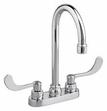 American standard lives up to its name in more ways than one. American Standard Chrome Gooseneck Bathroom Sink Faucet Kitchen Sink Faucet Manual Faucet Activation 1 5 Gpm 4thr1 7500170 002 Grainger