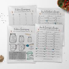 Free Printable Kitchen Reference Charts Kitchen Measurement Chart Printable Kitchen Printables Free Kitchen Printables Free Prints