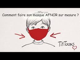 Comment Faire Son Masque Afnor Sur Mesure Youtube Masque Comment Faire Faire Soi Meme