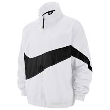 Black And White Nike Jacket Mens Ebay Sponsored Nike Sportswear Big Swoosh Woven Jacket Loose Fit White Ar3132 100 Men S Large Mens Sweatshirts Hoodie Athletic Outfits Nike Sportswear