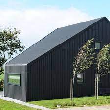 Bardage En Fibres Ciment Ecolor Extra Eternit Golfplaten Architectuur Schuur