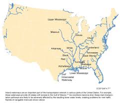 exhaustive united states map rivers atlantic intracoastal