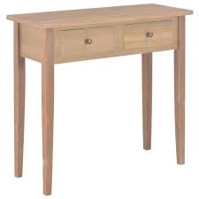 Kaufe eine konsolentisch schwarz 2 schubladen klawock bei beliani. Tidyard Konsolentisch 100x35x68 Cm Massivholz Mit 3 Schubladen Konsole Ablagetisch Beistelltisch Flurtisch Holztisch Telefontisch Sideboard Konsolentische Tische