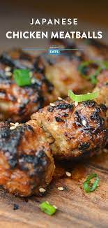 Tsukune Japanese Chicken Meatballs Recipe Recipe Poultry Recipes Chicken Meatball Recipes Japanese Chicken