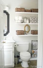 Use baskets, bins and jars for extra storage. 14 Fantastic Small Bathroom Organizing Ideas A Cultivated Nest
