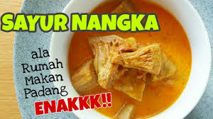 Gulai nangka adalah kuliner resep masakan khas padang berbahan baku sayuran nangka muda yang dimasak dalam kuah bumbu rempah yang bercitarasa gurih. Resep Sayur Nangka Ala Rumah Makan Padang Masakan Youtube