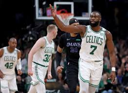 The Boston Celtics beat the Mavericks in Game 1.