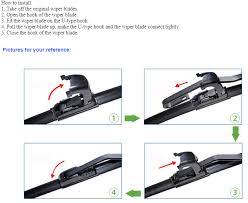 How To Install A Wiperblades 1 Take Off The Original Wiper Blades 2 Open The Hook Of The Wiper Blade 3 Fit Th Wiper Blades Manufacturing Installation