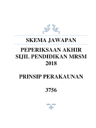 Peperiksaan akhir sijil pendidikan mrsm 2017. Mrsm 2018 Jawapan