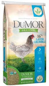 Dumor poultry offers a premium line of quality chicken feed and supplements designed to nourish your chicken. Dumor Organic 16 Egg Layer Crumbles 40 Lb 4bm0651c At Tractor Supply Co