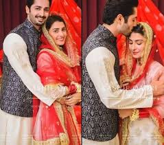 Aiza Khan And Danish Taimoor Nikah Pictures Ayeza Khan Wedding Nikah Celebrity Couples