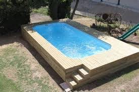 resultat de recherche d images pour habillage piscine hors sol intex backyard pool designs backyard pool pool deck plans