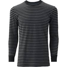 Black And Grey Striped Long Sleeve Shirt Uniqlo Heat Tech Extra Warm Black And Gray Striped Long Sleeved T Shirt Long Sleeve Tshirt Men Mens Long Sleeve Striped Long Sleeve