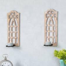 Choose from contactless same day delivery, drive up and more. Sconce Wood Candle Holders You Ll Love In 2021 Wayfair