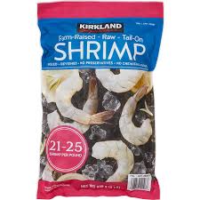Beside this, how many pounds of shrimp do i need for 6 adults? Kirkland Signature Farm Raised Raw Shrimp Tail On Peeled Deveined 21 25 Ct 2 Lbs Costco