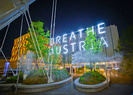 (0) alternative spelling of pavilion. Austria S Milan Expo Pavilion Contains A Misty Forest