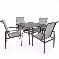 We did not find results for: Barton Vienna 5 Piece Metal Sling Square Outdoor Patio Dining Set 4 Chairs And 1 Table Outdoor Furniture Kit93501 The Home Depot In 2021 Outdoor Patio Table Patio Dining Set Patio Table