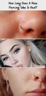How Long Does A Nose Piercing Take To Heal Piercings Heal Long Nose Piercing Piercings Piercing Dedo