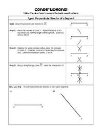 Geometry Constructions Instructions With By All Things Algebra Teachers Pay Teachers Geometry Constructions Geometry Algebra Teacher