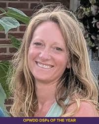 Congratulations to Kristina Zelehowsky, Central New York's 2025 DSP of the  Year! Kristina is celebrated for her reliability, compassion, and the  positive relationships she builds with the people she supports.