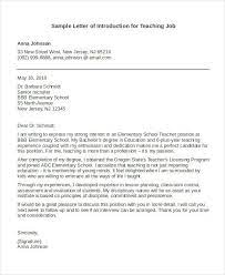Maybe you would like to learn more about one of these? Letter Of Introduction For Teaching Job Introduction Letter For Job Job Application Cover Letter Introduction Letter