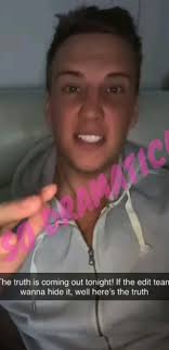 Liam speaks out after tonights episode, explains what really happened and  his frustration with how it was edited.