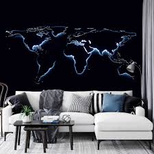 Siyah Beyaz Yatay Dunya Haritasi Duvar Kagidi 2020 Duvar Duvar Kagidi 3d Duvar Kagidi