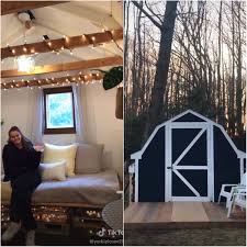 Curbside pickup · everyday low prices · savings spotlights Tiktok Hack Sees Dull Shed Transformed Into Stunning She Shed