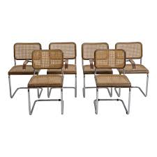 1920 S Thonet B32 B64 Dining Chairs By Marcel Breuer Set Of Six For Sale Dining Chairs Chair Outdoor Furniture Sets