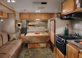 Gallery For Small Camping Trailers Inside Small Camping Trailer Camping Trailer Travel Trailer Interior