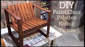 Paletten Koltuk Yapimi Making A Chair From Pallets Armchair Diy Wooden C Armchair Chair Diy Koltuk Ma Palet Koltuk Palet Sandalye Palet Tahtasi
