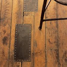 reparer un parquet plaque de tole deco sol tole
