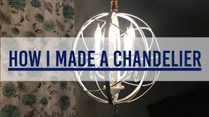 Diy // dining room chandelier update. How I Made A Diy Chandelier Dining Room Makeover Part 1 Youtube
