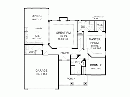 Ranch Style House Plan 2 Beds 2 Baths 1350 Sq Ft Plan 1010 21 Ranch Style House Plans Floor Plans Ranch Floor Plan Design