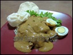 Bahan untuk bumbu kacang : Gado Gado Siram Dapur Prima