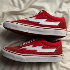 Red Revenge X Storm Beautiful Sneakers Vans Red Shoes