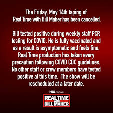 The talk show host is fully vaccinated and feels fine, hbo said. Tyyjs9iofo0zcm