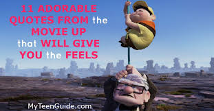 The same scene in the film has music playing, while the clip on the site has only voices and when russell goes to rescue kevin, he catches up with the airship, the spirit of adventure. Quotes From The Movie Up That Will Give You The Feels
