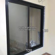 Jendela sliding silver (60 x 120) + kaca polos 5 mm @ rp 600.000. Jual Jendela Sliding Aluminium Kota Tangerang Dunia Aluminium Tokopedia