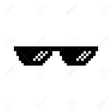 Discover the magic of the internet at imgur, a community powered entertainment destination. Creative Vector Illustration Of Pixel Glasses Of Thug Life Meme Royalty Free Cliparts Vectors And Stock Illustration Image 103105230