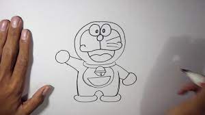 How to draw doraemon fast. Cara Menggambar Doraemon Untuk Pemula Youtube