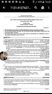 Evaluare națională 2019, clasa 4, la limba română. Baremul De Evaluare La Proba De Limba Si Scoala GimnazialÄƒ EselniÅ£a Facebook