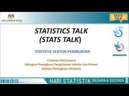 Khir khalid is a certified marketing professional registered with the institute of marketing malaysia. Statistics Talk By Dosm Statistik Sektor Pembuatan Youtube