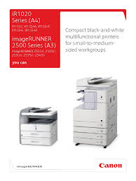 Download drivers for your canon product. Canon Ir 2520 I 2525 I 2530 I 2535 I 2545 I Photocopier Brochure Pdf Image Scanner Printer Computing