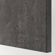 The only challenge was to mount the then, we mounted the other horizontal units. Besta Black Brown Kallviken Dark Grey Concrete Effect Storage Combination With Doors 180 X40 X74 Cm Ikea
